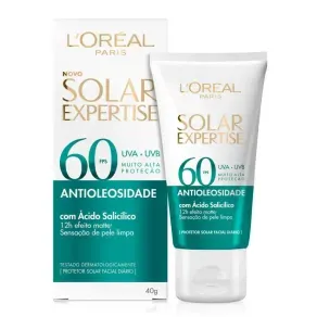 Protetor Solar Facial FPS60 Loreal Solar Expertise Antioleosidade 40g